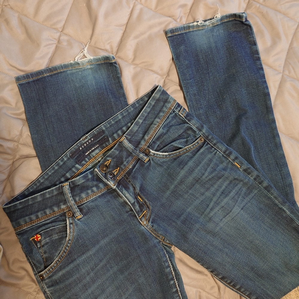 Hudson Size 26 Long Tall Blue Jeans